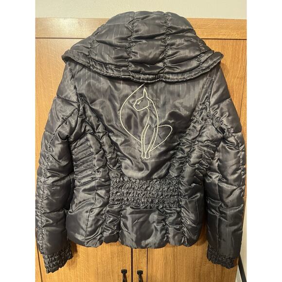 Vintage Baby Phat Y2K Jacket Coat 90’s 2000’s Size Small Dark Grey - Picture 2 of 13